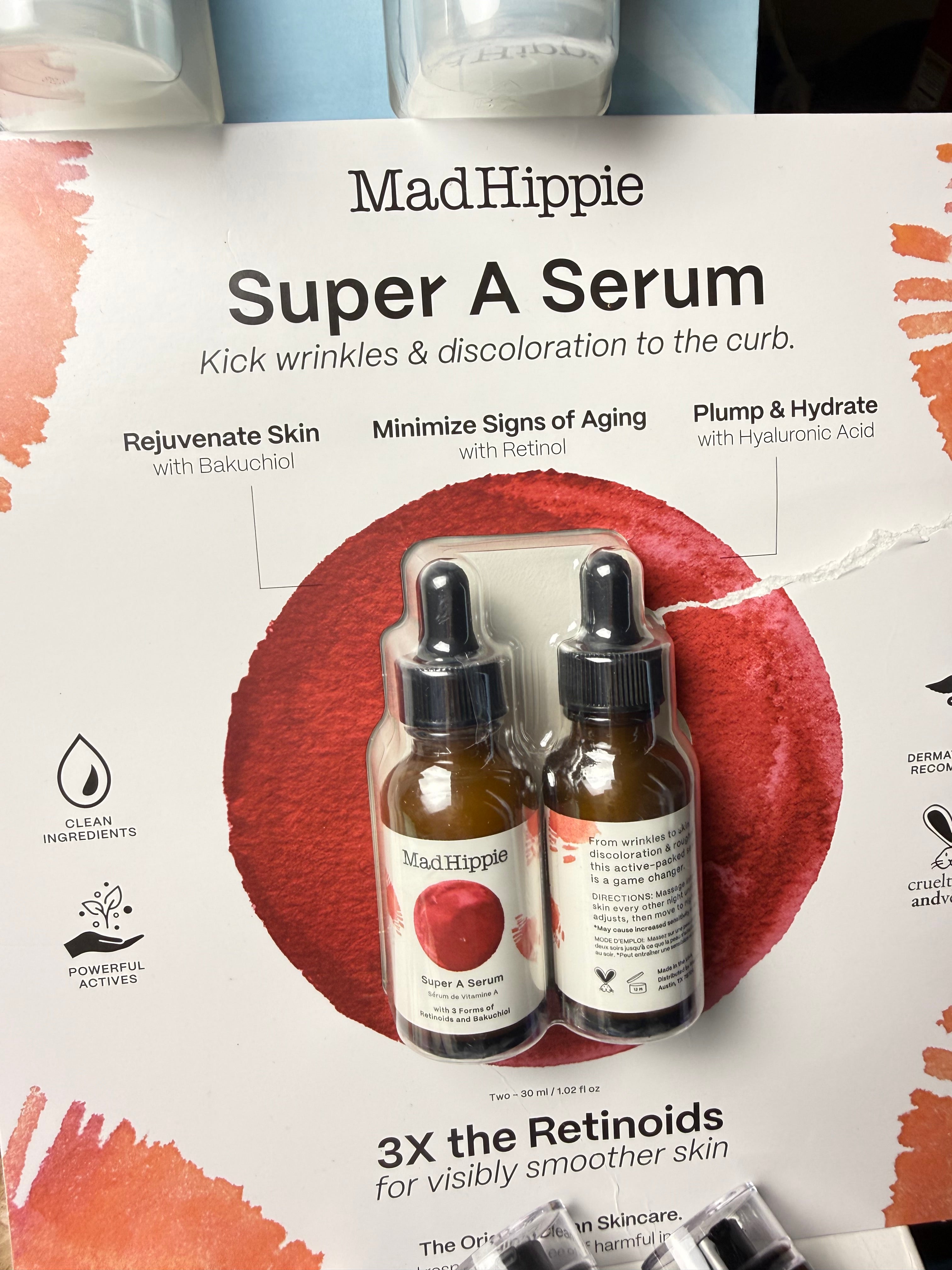 Mad Hippie Super A Serum Duo | 2 x 30ml | Retinol + Bakuchiol