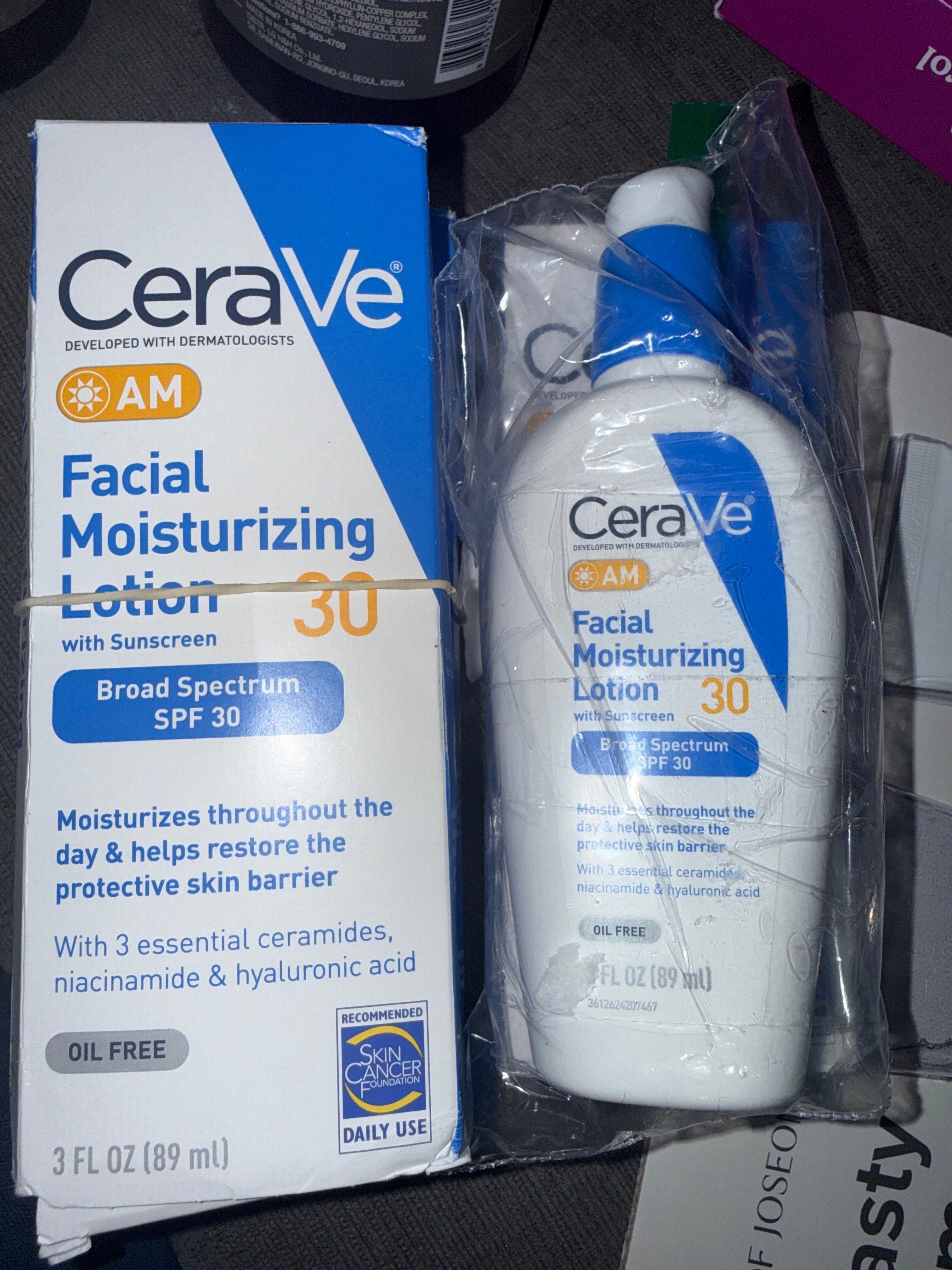 CeraVe AM Facial Moisturizing Lotion SPF 30 (2-Pack) | 3 oz Each | Daily Face Moisturizer