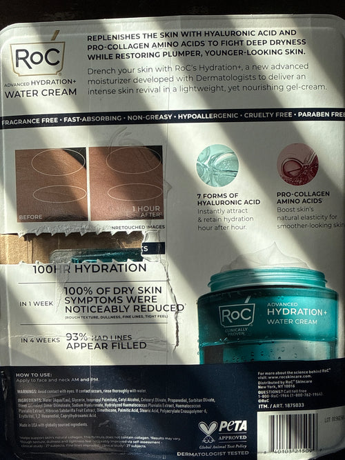 ROC Advanced hydration + cream