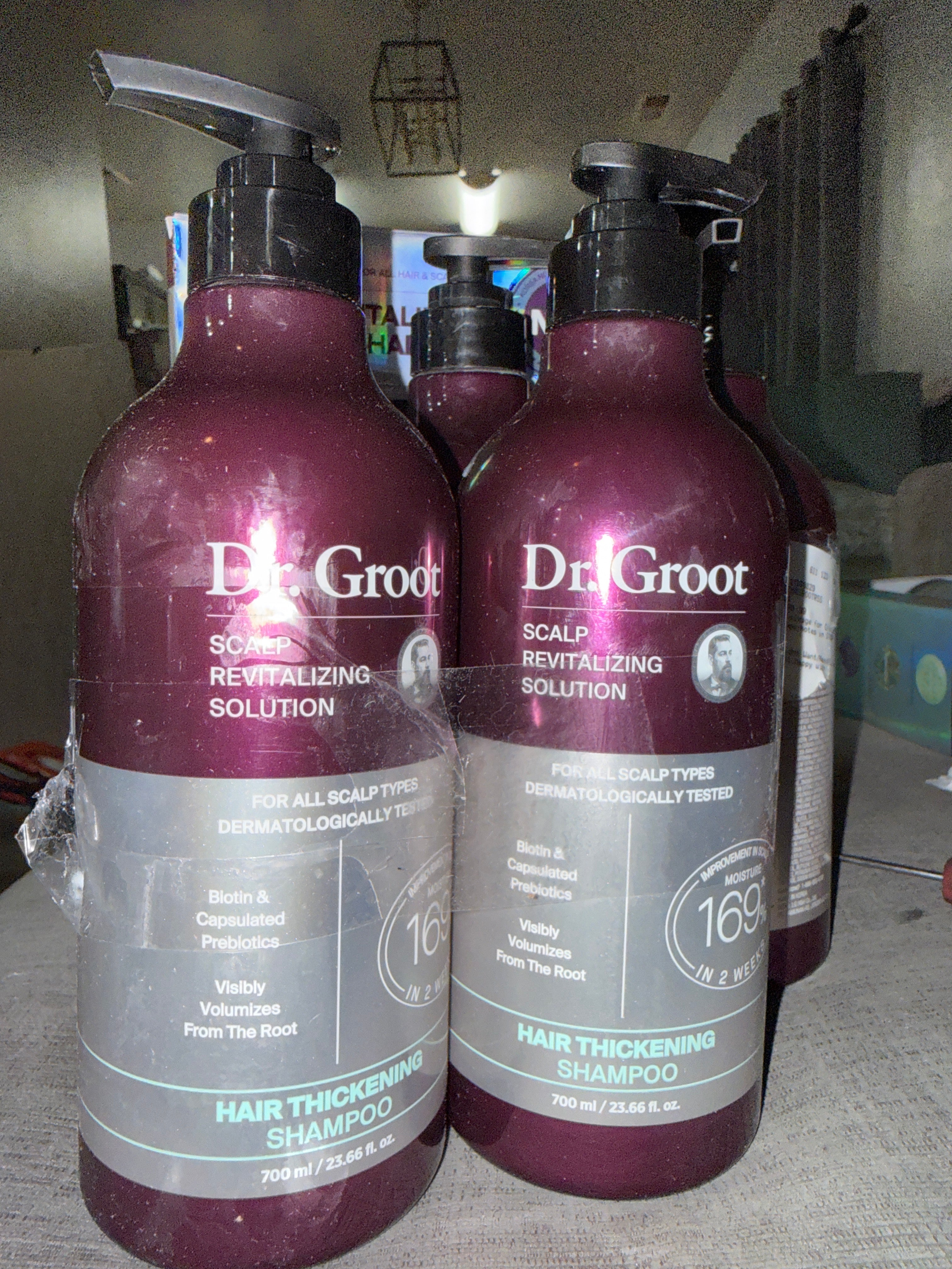 Dr. Groot Scalp Revitalizing Solution Shampoo Set – 2 x 700mL | Korean Hair Care | Hair Thickening
