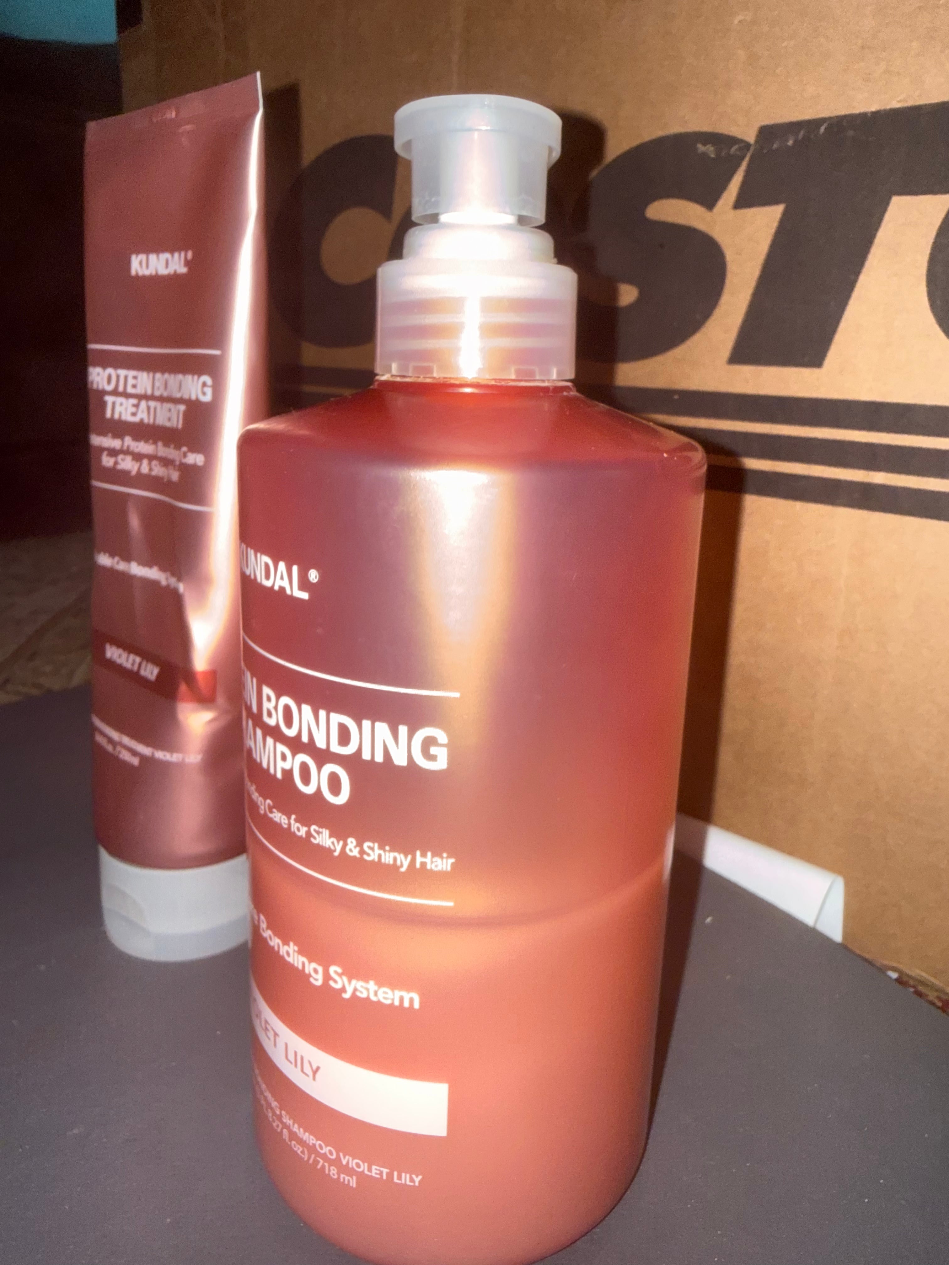 Kundal Protein Bonding Shampoo & Treatment Set | Violet Lily